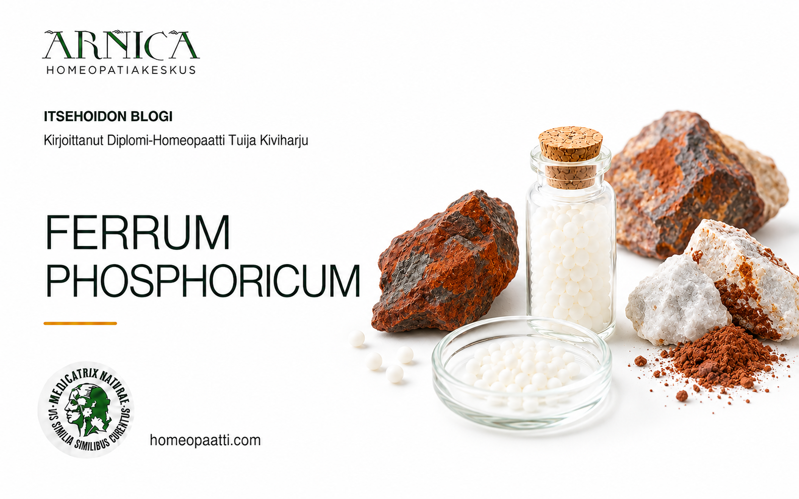 FERRUM PHOSPHORICUM – Tukea flunssakauteen