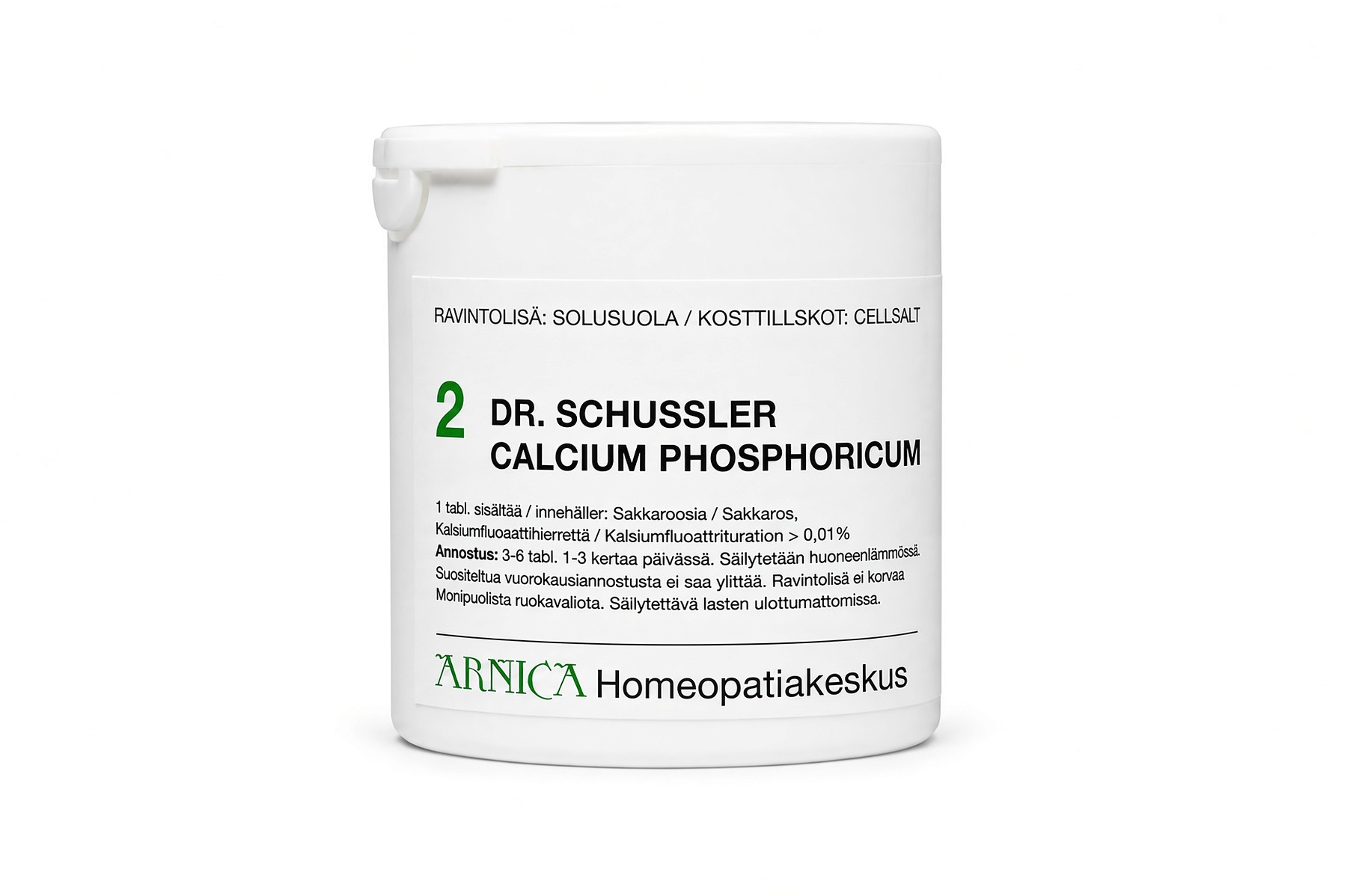 Schüssler solusuola 2 Calcium phosphoricum