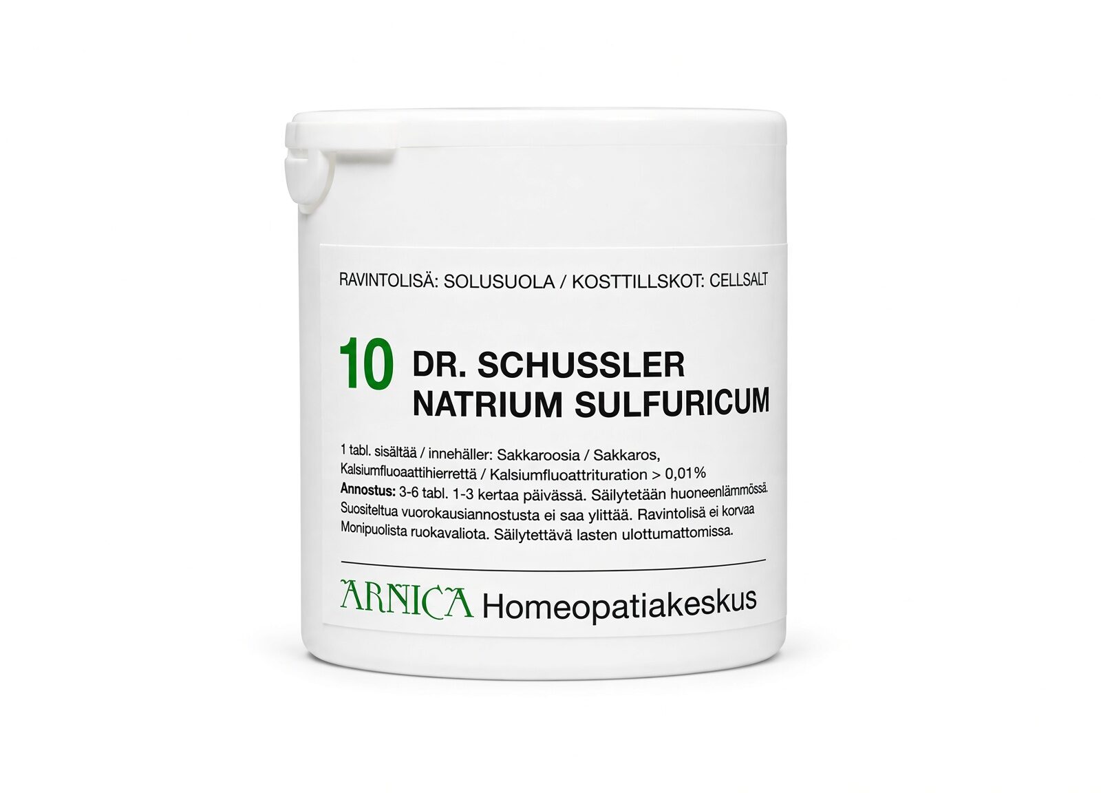 Schüssler solusuola 10 Natrium Sulfuricum