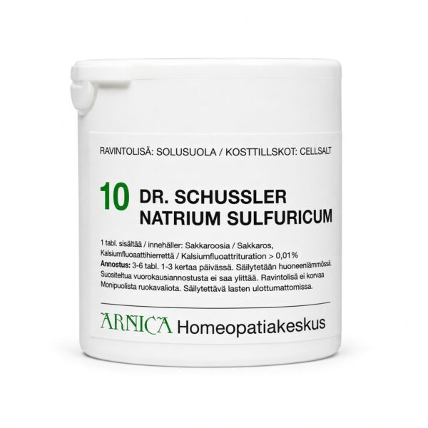 Schüssler solusuola 10 Natrium Sulfuricum