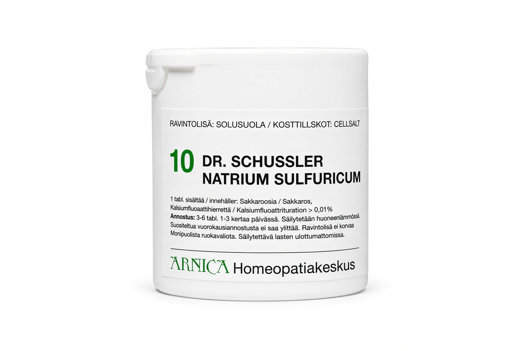Schüssler solusuola 10 Natrium Sulfuricum