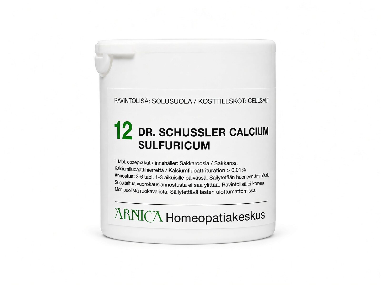 Schüssler solusuola 12 Calcium Sulfuricum