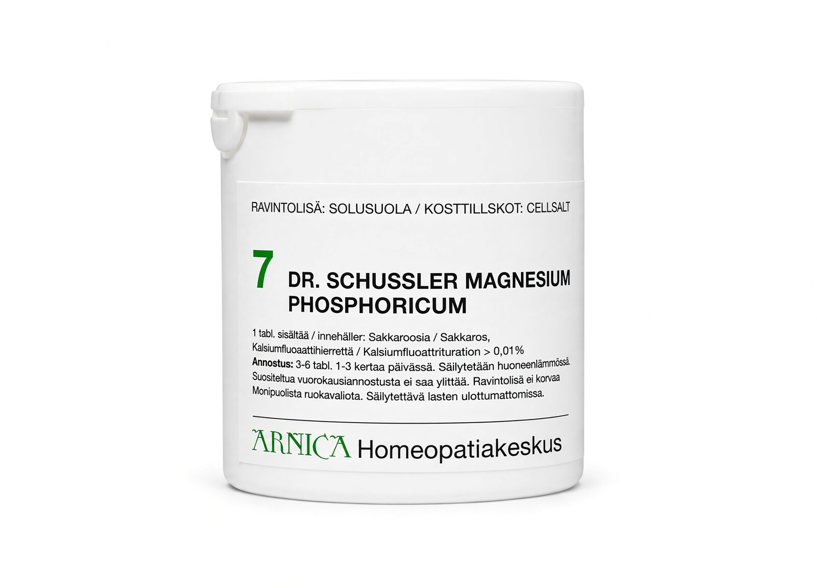 Schüssler solusuola 7 Magnesium Phosphoricum