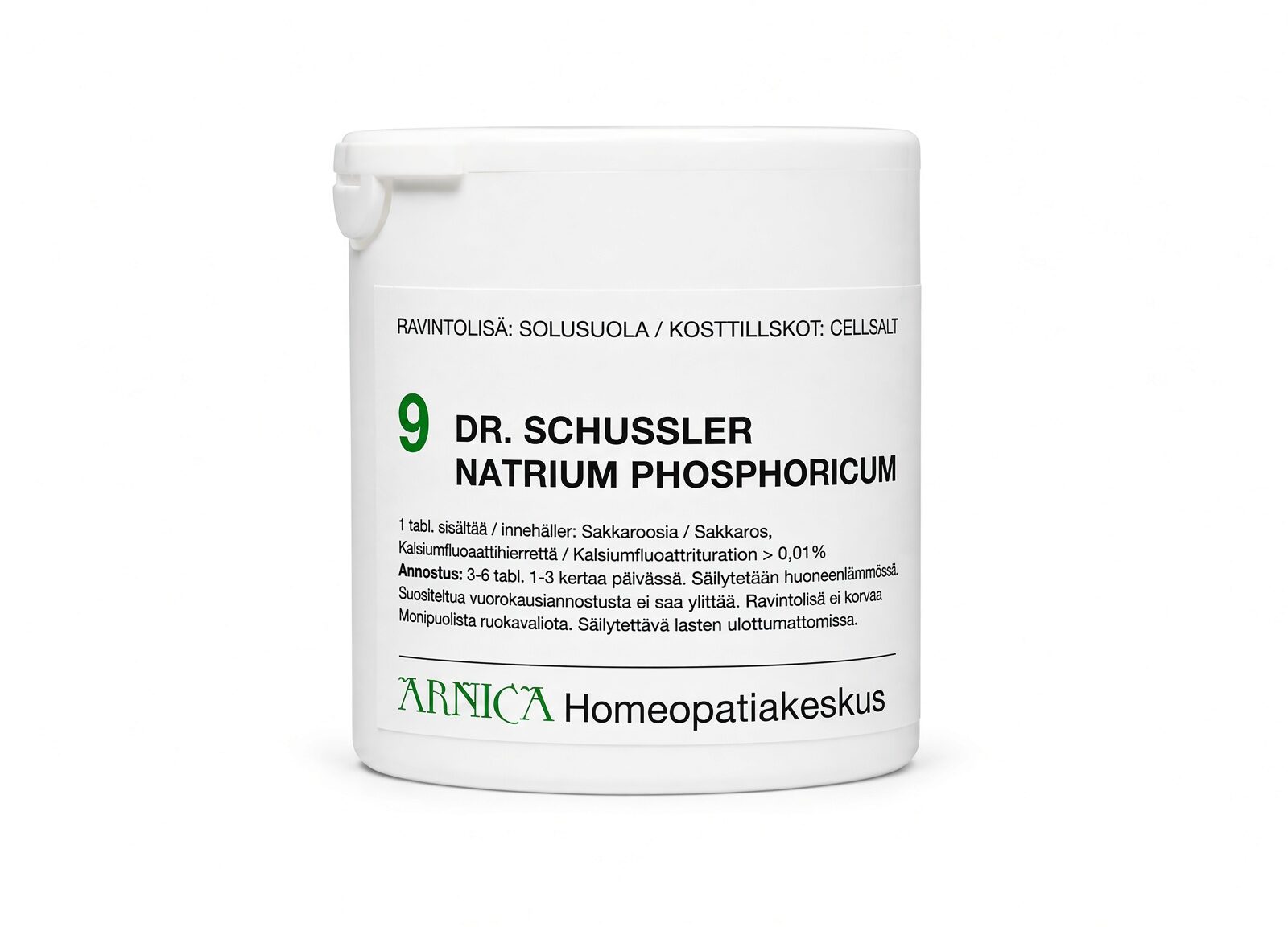 Schüssler solusuola 9 Natrium Phosphoricum