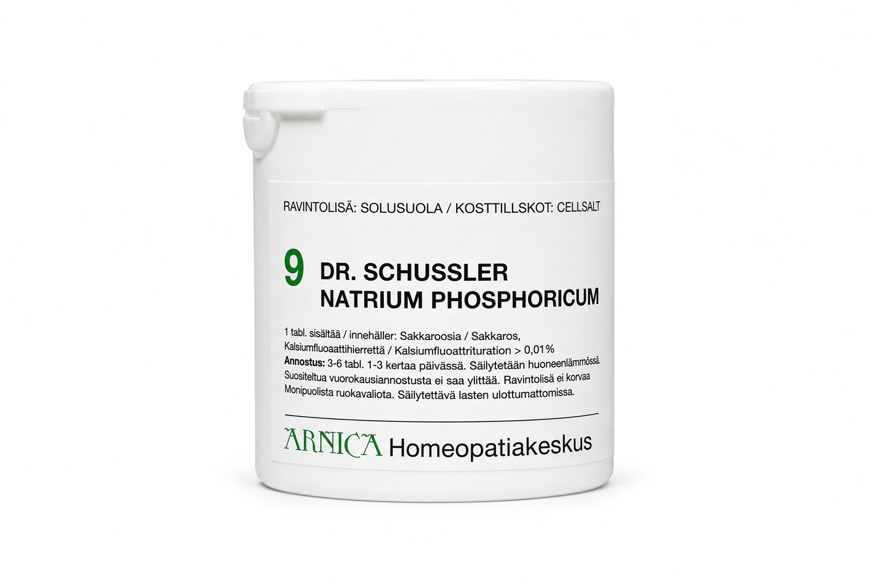 Schüssler solusuola 9 Natrium Phosphoricum