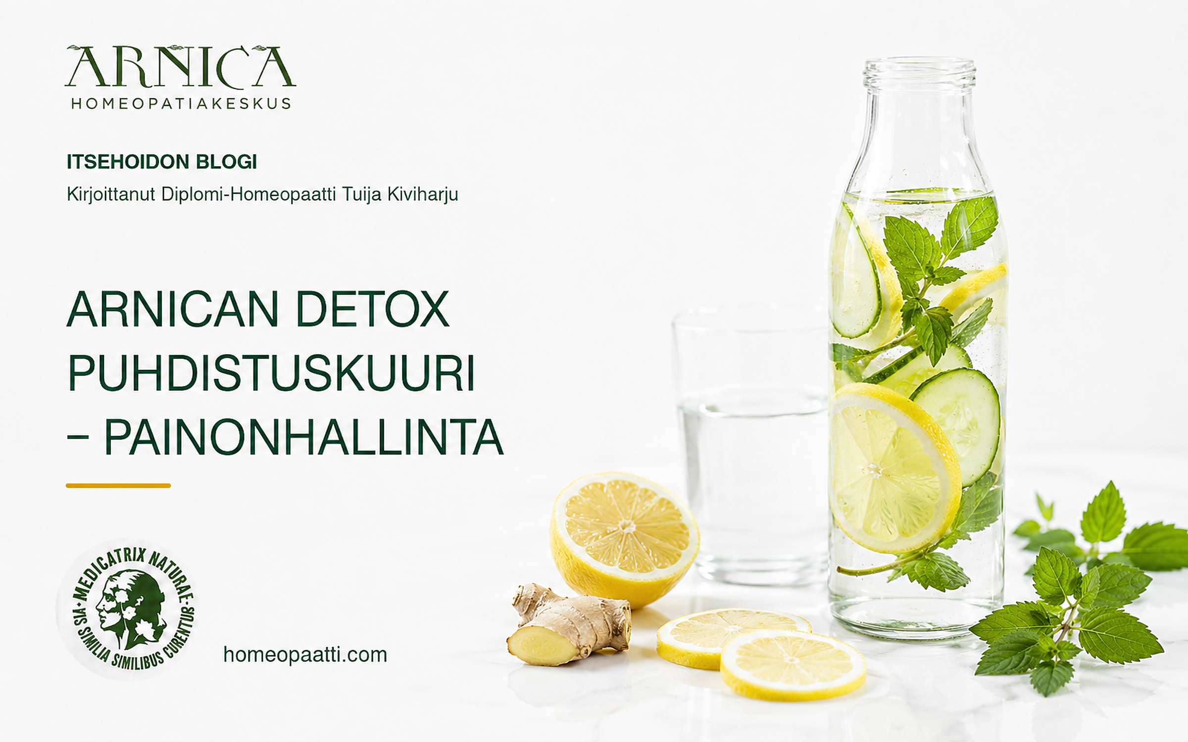 Arnican Detox Puhdistuskuuri – Painonhallinta