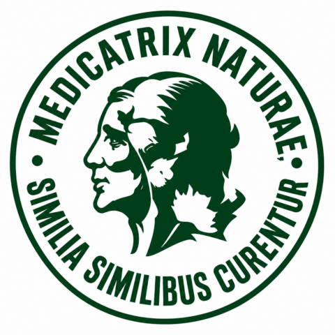 Arnica Homeopatiakeskuksen pyöreä logo
