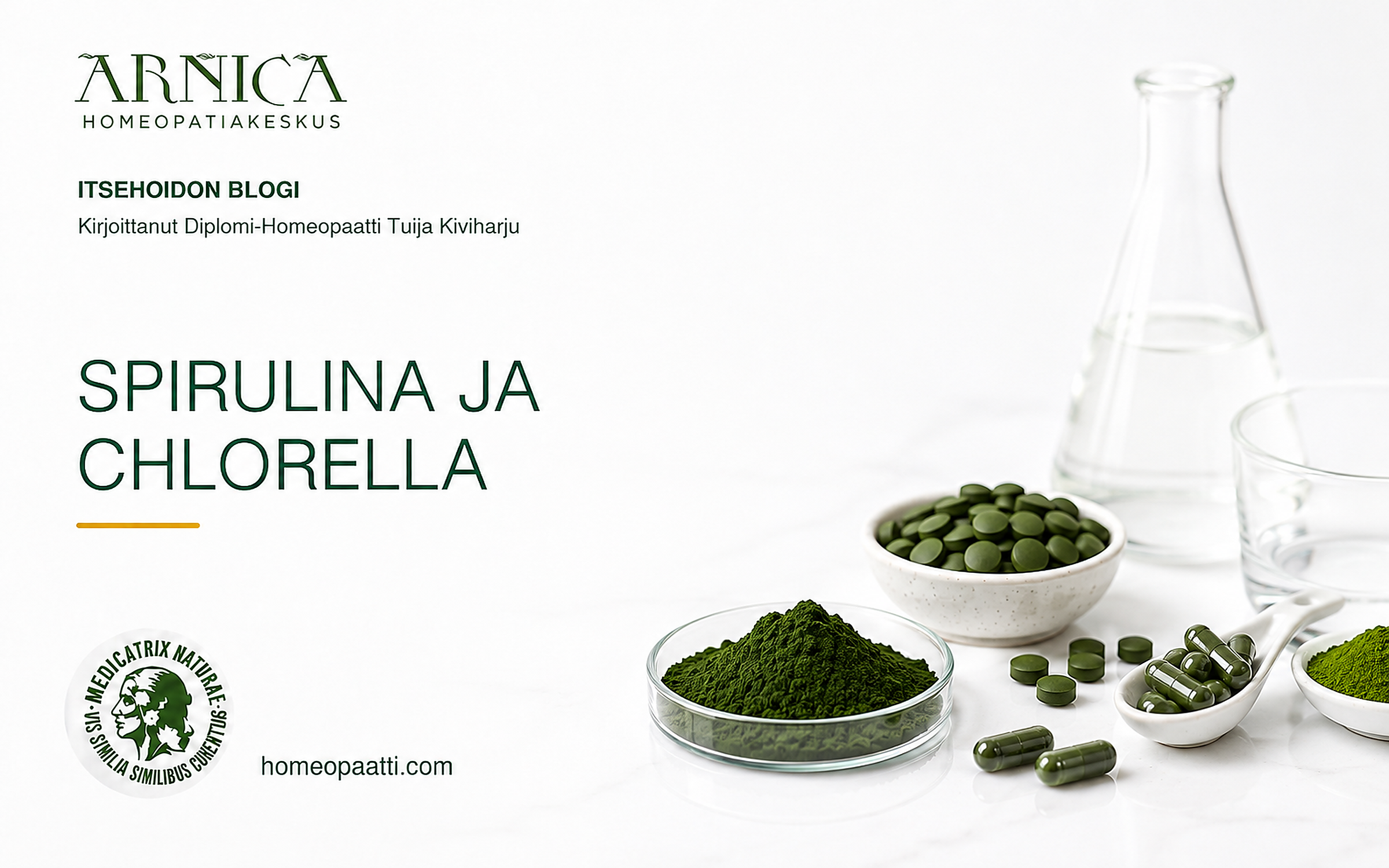 Spirulina ja Chlorella